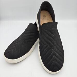 White Mountain Until Knit Slip-On Sneakers, Black Size 8.5